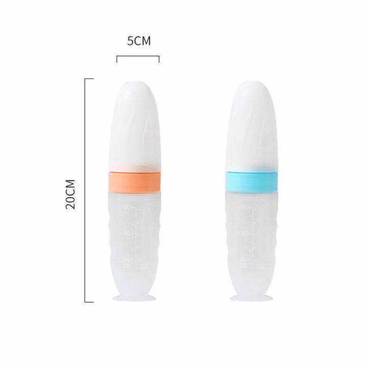 Bình Thìa Ăn Dặm Silicon Cao Cấp Ck Bebe 56830 - Lady'S Passion - Ảnh 3