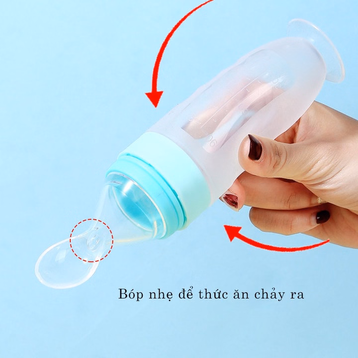 Bình Thìa Ăn Dặm Silicon Cao Cấp Ck Bebe 56830 - Lady'S Passion - Ảnh 8