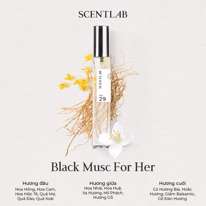 Nước Hoa Nữ Black Musc For Her No. 29 (30Ml) - Scentlab - Ảnh 2