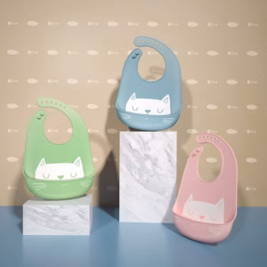 Yếm Máng Ăn Dặm Silicon Mèo Cho Bé 56861 - Lady'S Passion