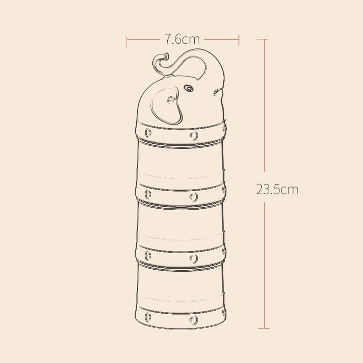 Bình Chia Sữa 3 Tầng Misuta 55256 - Lady'S Passion - Ảnh 9