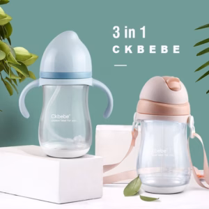 Bình Uống Nước Có Tay Cầm Và Dây Đeo Ck Bebe Nhựa Pp 240Ml 57050 - Lady'S Passion