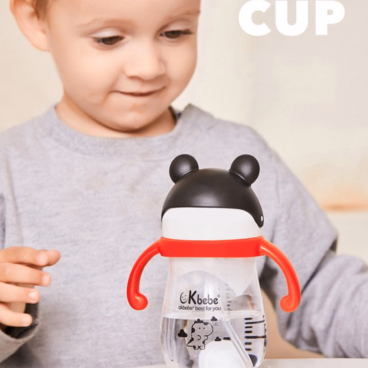 Bình Tập Uống Nước Chống Sặc Có Tay Cầm Ckbebe Nhựa Tritan 240Ml 55228 - Lady'S Passion - Ảnh 5