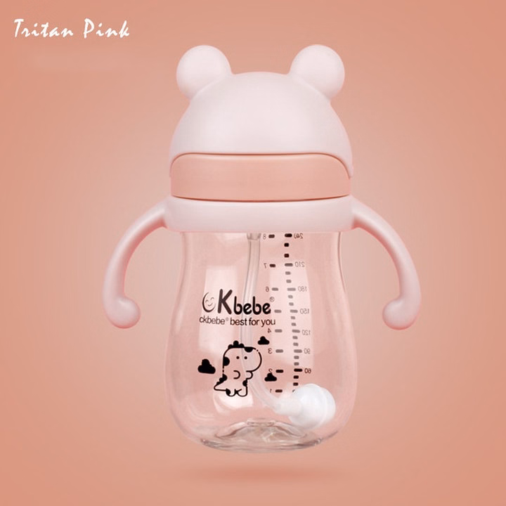 Bình Tập Uống Nước Chống Sặc Có Tay Cầm Ckbebe Nhựa Tritan 240Ml 55228 - Lady'S Passion - Ảnh 10