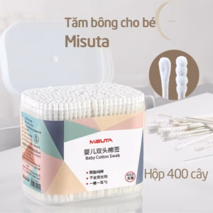 Tăm Bông Cho Bé Misuta Hộp 400 Cây 55213 - Lady'S Passion