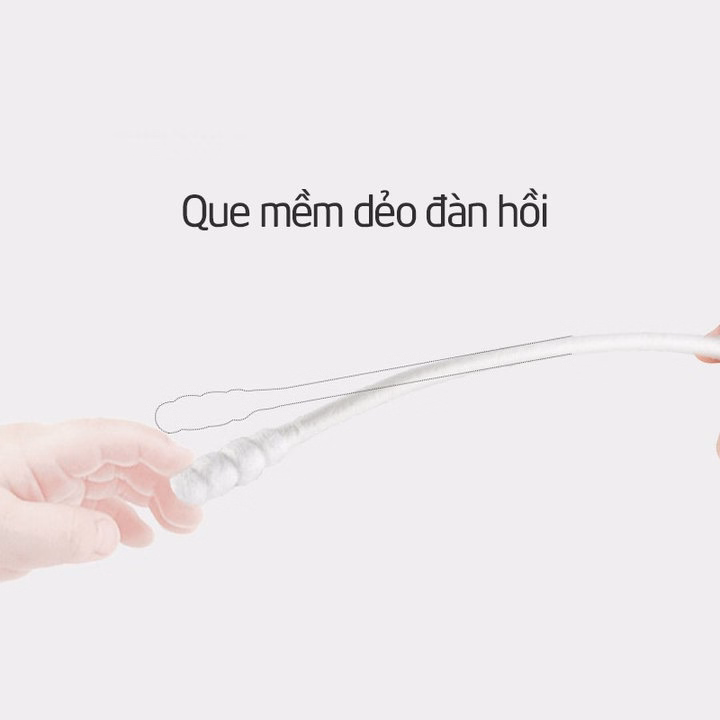 Tăm Bông Cho Bé Misuta Hộp 400 Cây 55213 - Lady'S Passion - Ảnh 3