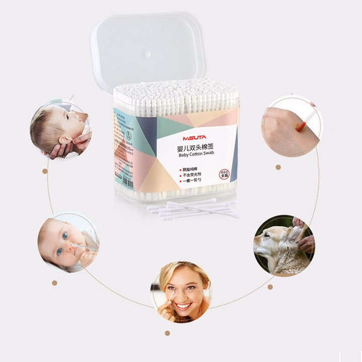 Tăm Bông Cho Bé Misuta Hộp 400 Cây 55213 - Lady'S Passion - Ảnh 6