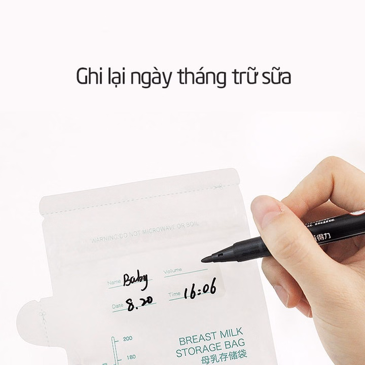 Túi Trữ Sữa Mẹ Misuta Hộp 30 Túi 200Ml 55208 - Lady'S Passion - Ảnh 3