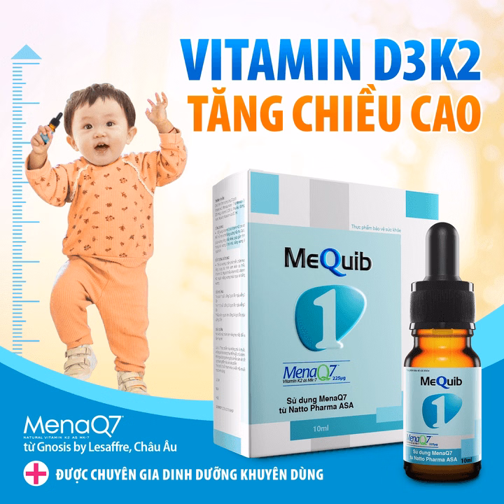Vitamin D3 K2 (Mk7) Mequib 1 - Mequib