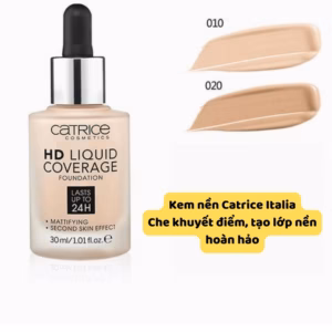 Kem Nền Catrice Hd Liquid Che Khuyết Điểm Tạo Lớp Nền Hoàn Hảo - Catrice