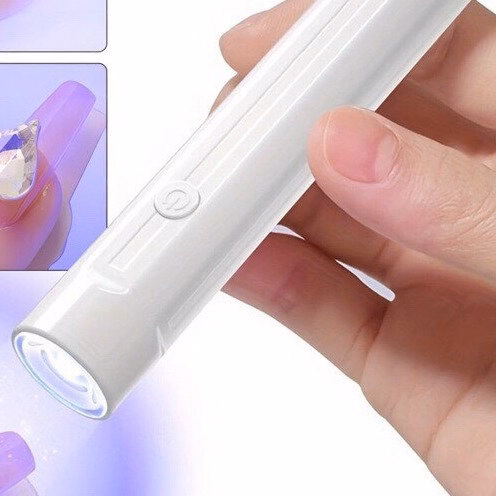 Đèn Hơ Móng Mini 1 Ngón Tích Điện - Ảnh 2