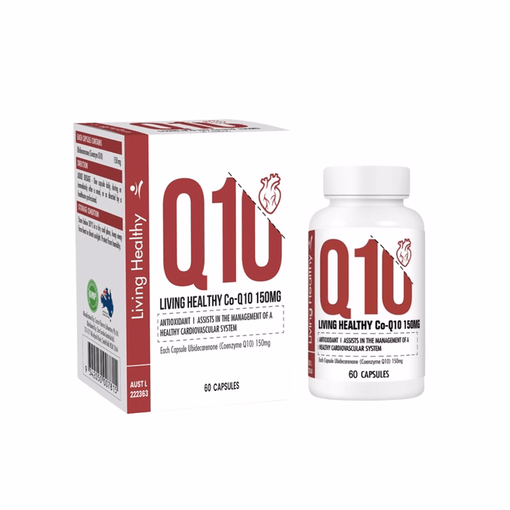 Viên Uống Hỗ Trợ Sức Khỏe Tim Mạch Coq10 150Mg - Living Healthy