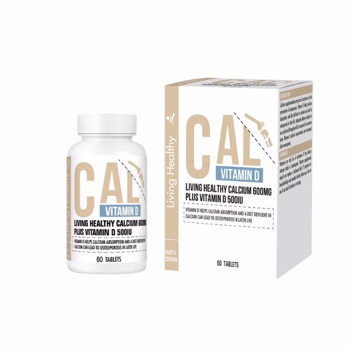 Viên Uống Bổ Sung Canxi Calcium 600Mg Plus Vitamin D 500Iu - Living Healthy - Ảnh 2