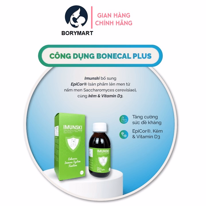 Vitamin Imunski Hỗ Trợ Tăng Đề Kháng Cho Bé, Bổ Sung Epicor, Vitamin D3 Và Kẽm 10Ml - Ảnh 2