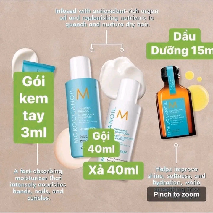 Set Dưỡng Tóc Moroccanoil Mini 4 Món - Ảnh 3