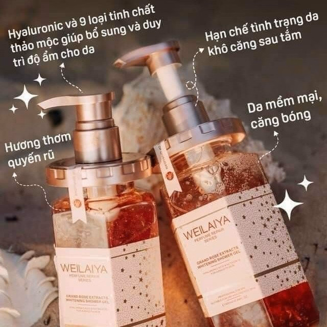 Sữa Tắm Cánh Hoa Hồng Weilaya 500Ml - Weilaya - Ảnh 2