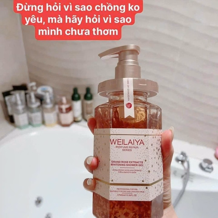 Sữa Tắm Cánh Hoa Hồng Weilaya 500Ml - Weilaya - Ảnh 3