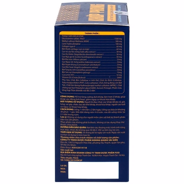 Viên Uống Hỗ Trợ Tăng Cường Dịch Khớp Khớp Phong - Hgsg Pharma - Ảnh 5