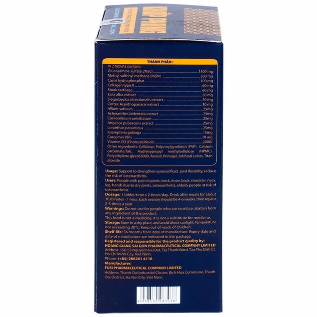 Viên Uống Hỗ Trợ Tăng Cường Dịch Khớp Khớp Phong - Hgsg Pharma - Ảnh 4