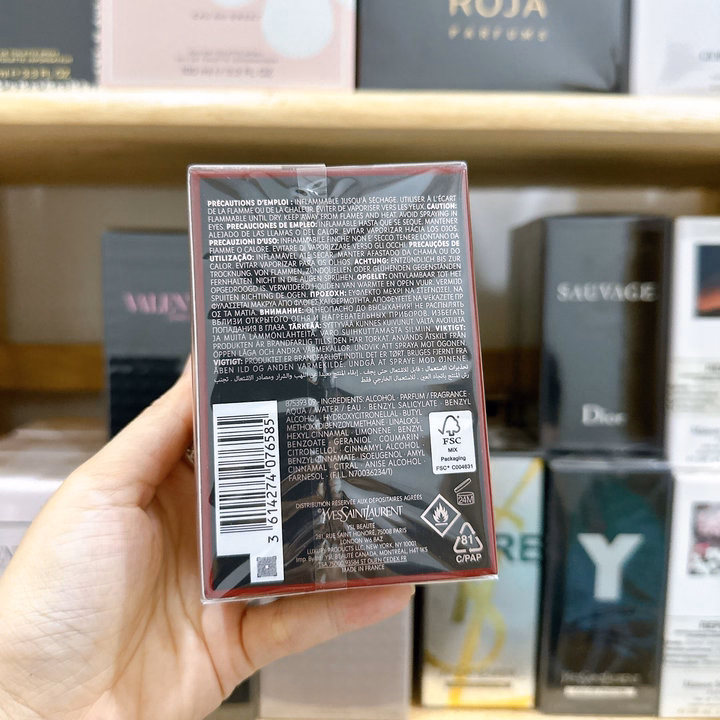 Nước Hoa Ysl Black Opium Over Red Edp 30Ml New 2024 - Noem - Ảnh 2