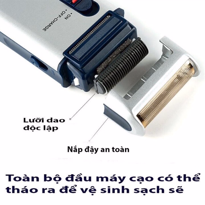 Máy Cạo Râu Yandou Scw 301U Có Sạc Pin - Ảnh 11