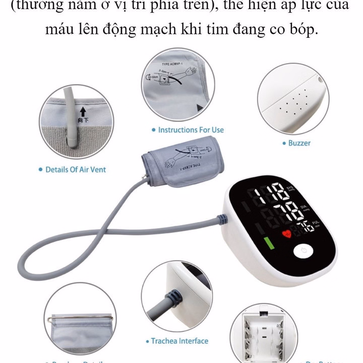 Máy Đo Huyết Áp Tự Động Bp-S01 - Gdn - Ảnh 6
