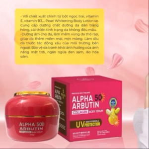 Kem Dưỡng Trắng Da Chống Nắng Alpha Arbutin Collagen Body Thái Lan 250Gr Mẫu Mới - Gdn