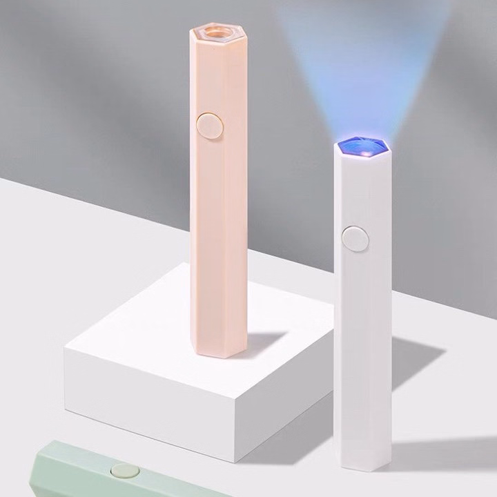 Đèn Hơ Móng Mini 1 Ngón Tích Điện Siêu Xinh - Ảnh 2