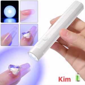 Đèn Hơ Móng Mini 1 Ngón Tích Điện Siêu Xinh