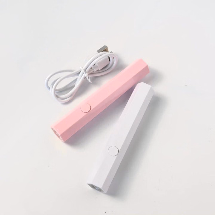 Đèn Hơ Móng Mini 1 Ngón Tích Điện Siêu Xinh - Ảnh 4