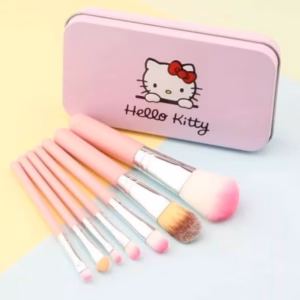 Bộ Cọ Trang Điểm 7 Món Nhỏ Xinh Hello Kitty