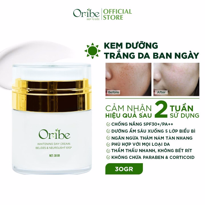 Bộ Đôi Sản Phẩm Dưỡng Trắng Da Ngày Và Đêm Oribe Giúp Dưỡng Ẩm, Trắng Da, Chống Lão Hóa, Mờ Nám - Oribe - Ảnh 2