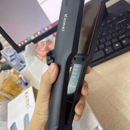 Máy Là Tóc Bản To 4 Mức Chỉnh Nhiêt