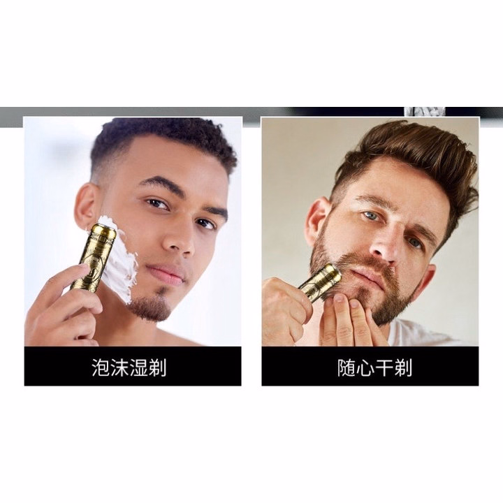 Máy Cạo Râu Mini Kf2846 Hình Phật Tích Điện Vỏ Đồng Cao Cấp Gd191 - Lady'S Passion - Ảnh 10