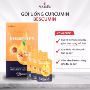 Combo 2 Hộp Tinh Chất Nghệ Bescumin Hỗ Trợ Bảo Vệ Niêm Mạc Dạ Dày - Fobelife