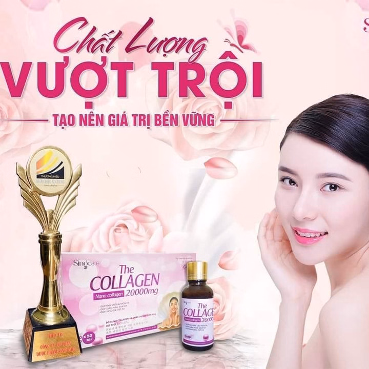 Combo 5 Hộp Nước Uống Collagen 20000Mg Giảm Nám Da,Sạm Da, Chống Lão Hóa,Sáng Da, Đẹp Da - Singcare - 10 Lọ/Hộp - Ảnh 5