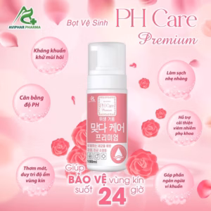 Comb0 10 Chai Bọt Vệ Sinh Phụ Nữ Ph Care Premium Giúp Khử Mùi, Giảm Ngứa, Chống Viêm 100Ml - Dược Phẩm Aviphar
