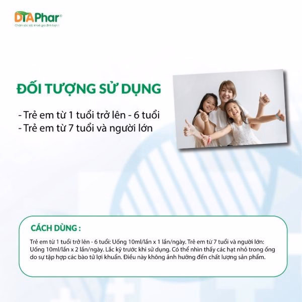 Men Uống Entero Probiotic Gold Hỗ Trợ Bổ Sung Lợi Khuẩn Đường Ruột Hộp 20 Ống - Ảnh 3