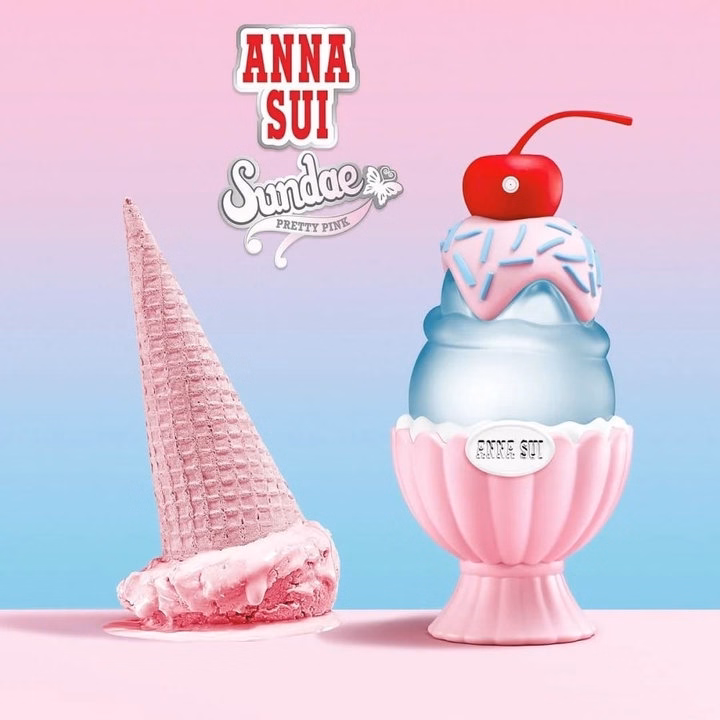 Nước Hoa Mini Nữ Anna Sui Sundae Pretty Pink Edt 5Ml - Ảnh 2