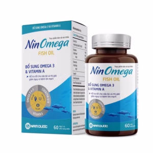 Thực Phẩm Bảo Vệ Sức Khỏe Nin Omega-3 100 Viên Nang Giúp Bổ Sung Omega - 3 Tốt Cho Não Bộ Và Thị Lực
