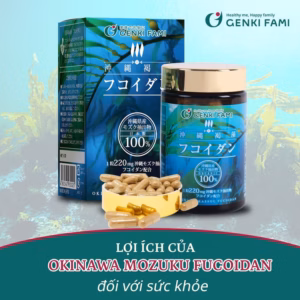 Viên Uống Tăng Đề Kháng Và Hỗ Trợ Điều Trị Ung Thư Fucoidan - Genki Fami