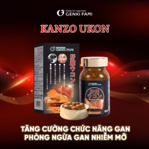 Viên Uống Chăm Sóc Bảo Vệ Gan Kanzou Ukon - Genki Fami