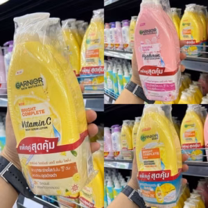 Sữa Dưỡng Thể Garnier Body Lotion Dưỡng Trắng Sáng Da Dưỡng Ẩm Chống Nắng Thái Lan 400Ml - Gdn