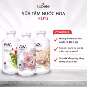 Sữa Tắm Fo'U Hương Thơm Nước Hoa, Anh Đào, Quyến Rũ - Fobelife