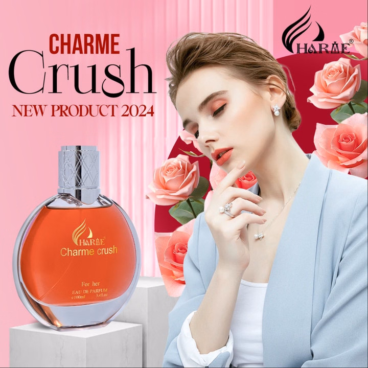 Nước Hoa Nữ Charme Crush 100Ml - Phiên Bản Mới Charme Chance Lưu Hương Lâu Phong Cách Nữ Tính, Tươi Mát - Ảnh 3