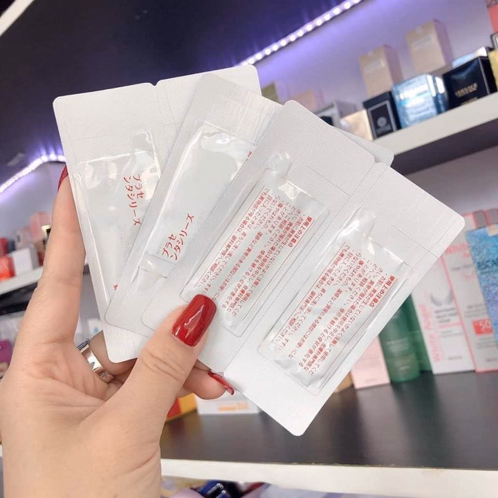 Hộp 50 Gói Ủ Trắng Nhau Thai Nhật Bản Dưỡng Ẩm, Trắng Da, Mờ Thâm Nám, Se Khít Lỗ Chân Lông - Gdn - Ảnh 4