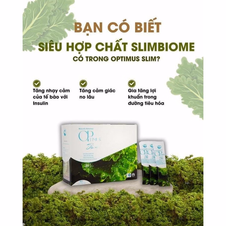 Bột Giảm Cân Optimus Slim Hộp 30 Gói - Thanh Mộc Hương - Ảnh 3