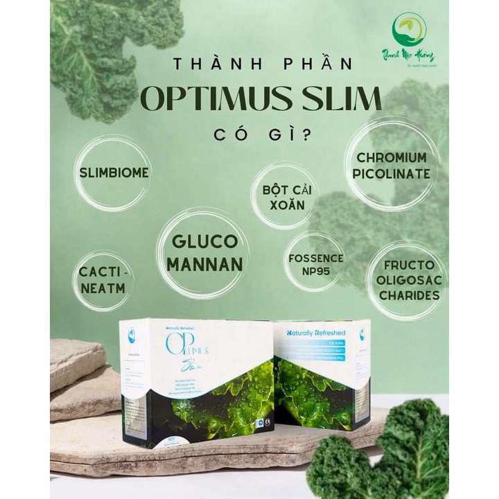 Bột Giảm Cân Optimus Slim Hộp 30 Gói - Thanh Mộc Hương - Ảnh 4