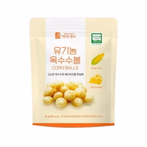 Bánh Ăn Dặm Viên Ngô Phô Mai Well&Good Cho Bé Từ 6 Tháng Tuổi