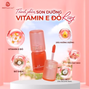 Son Dưỡng Vitamin E Đỏ Rosy